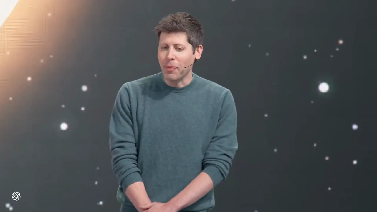 DevDayで話すSam Altman