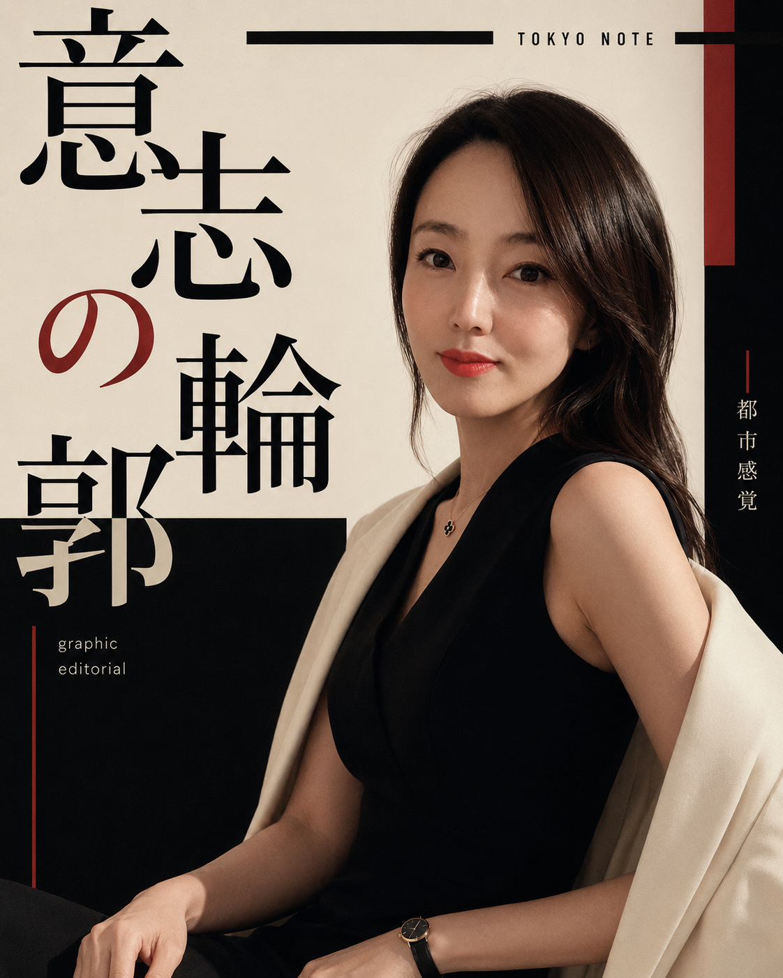 STYLE 03・女性のブランドポスター例